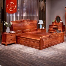 红木床图片大全 各种款式红木床产品图欣赏【15图