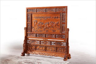 明清式东阳木雕屏风定做厂家 东阳木雕屏风图片大全